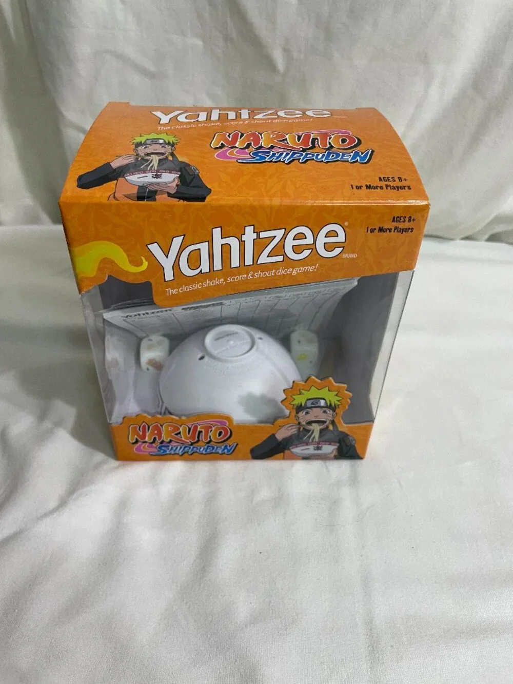 Naruto Shippuden Yahtzee Dice Game Complete Collectible Edition 2022 USAopoly